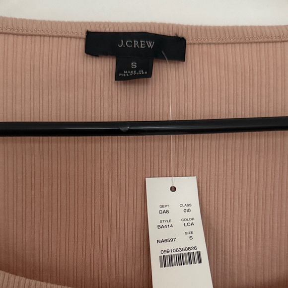 J Crew Ribbed Top - Picture 2 of 3